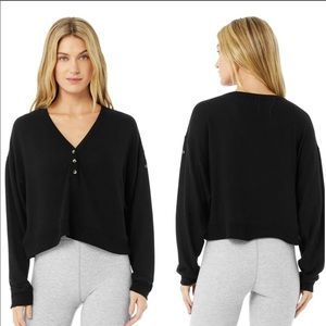 Alolux Soho Crop Henley